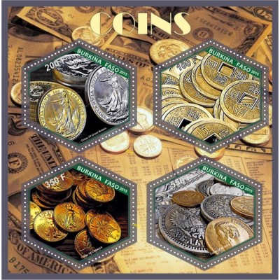 Монеты на марках